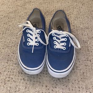 Authentic dark blue Vans